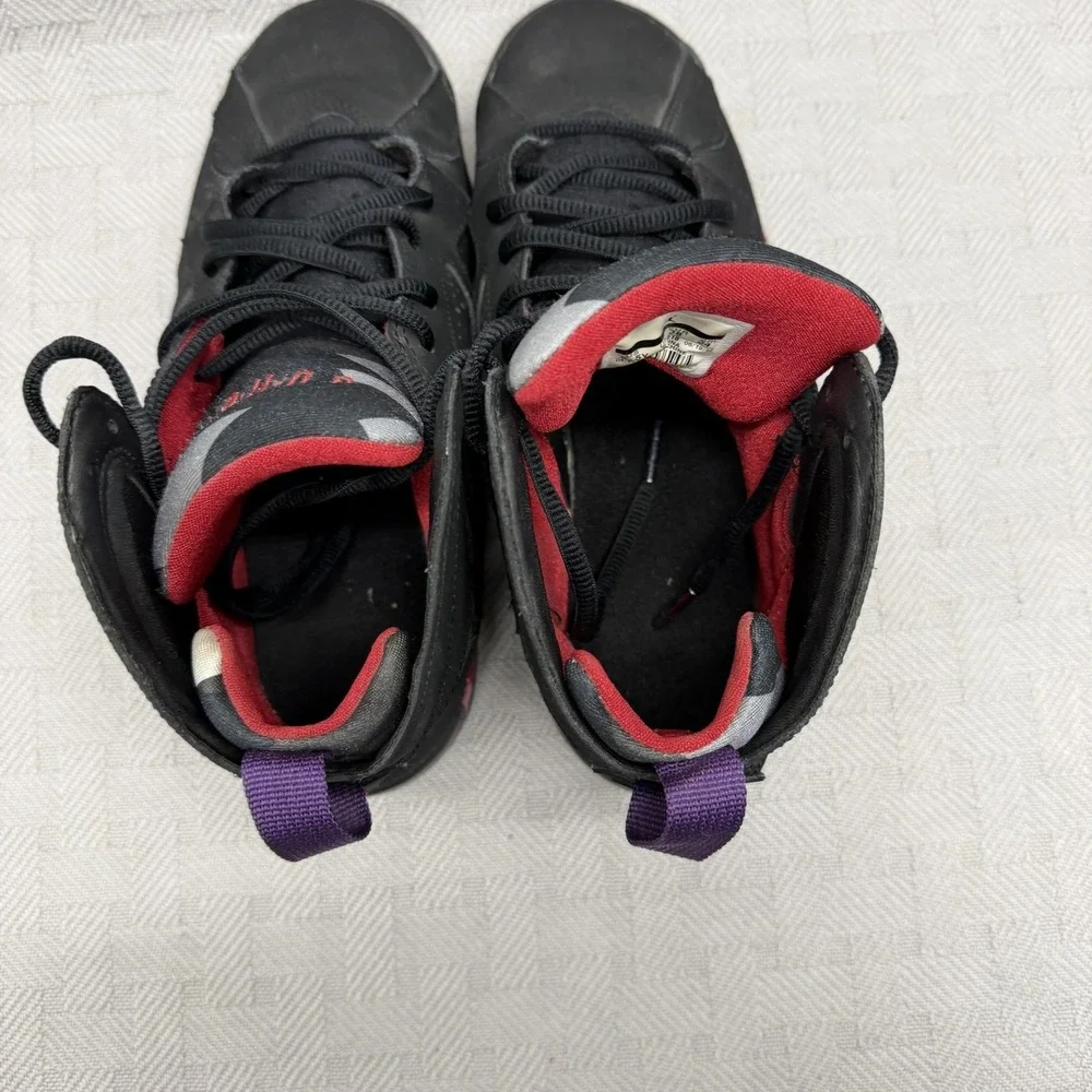 Nike Air Jordan 7‎ Retro Raptors GS Kids 5.5y Black Basketball 304774-018